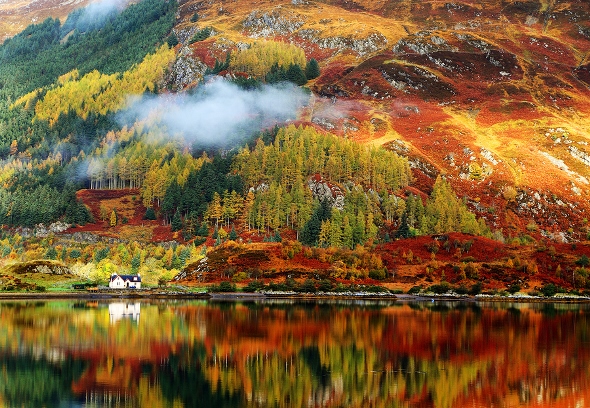 Autumn in Scottish Highlands